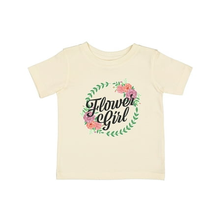

Inktastic Flower GIrl with Flower Circle Gift Baby Girl T-Shirt