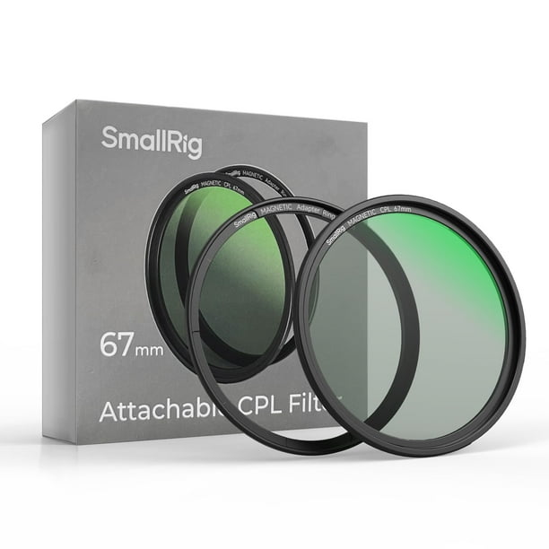 Filtro CPL SMALLRIG Filtro polarizador circular magnético de 67 mm
