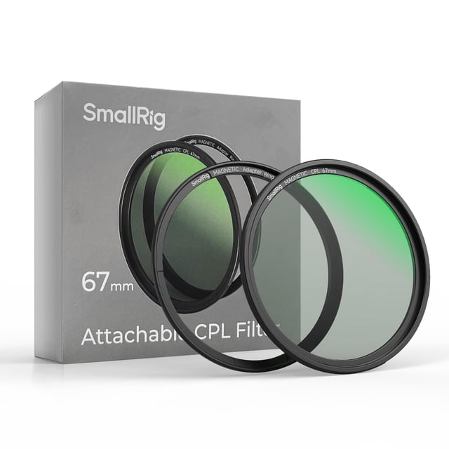 Filtro CPL SMALLRIG Filtro polarizador circular magnético de 67 mm