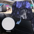 thumbnail image 6 of Xixirimido Purple Roses & Skulls Print Sweat Towel Car Seat Cover for Gym Workout Athletic Running Towel for Outdoor Sports Universal Auto Front Seat Protector for Trucks, SUV2Pack, 6 of 8
