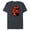 Navy Heather, variant on Daredevil Super Hero Comic Art Red & Black Face Raw - Short Sleeve Blended T-Shirt for Adults - Customized-Black