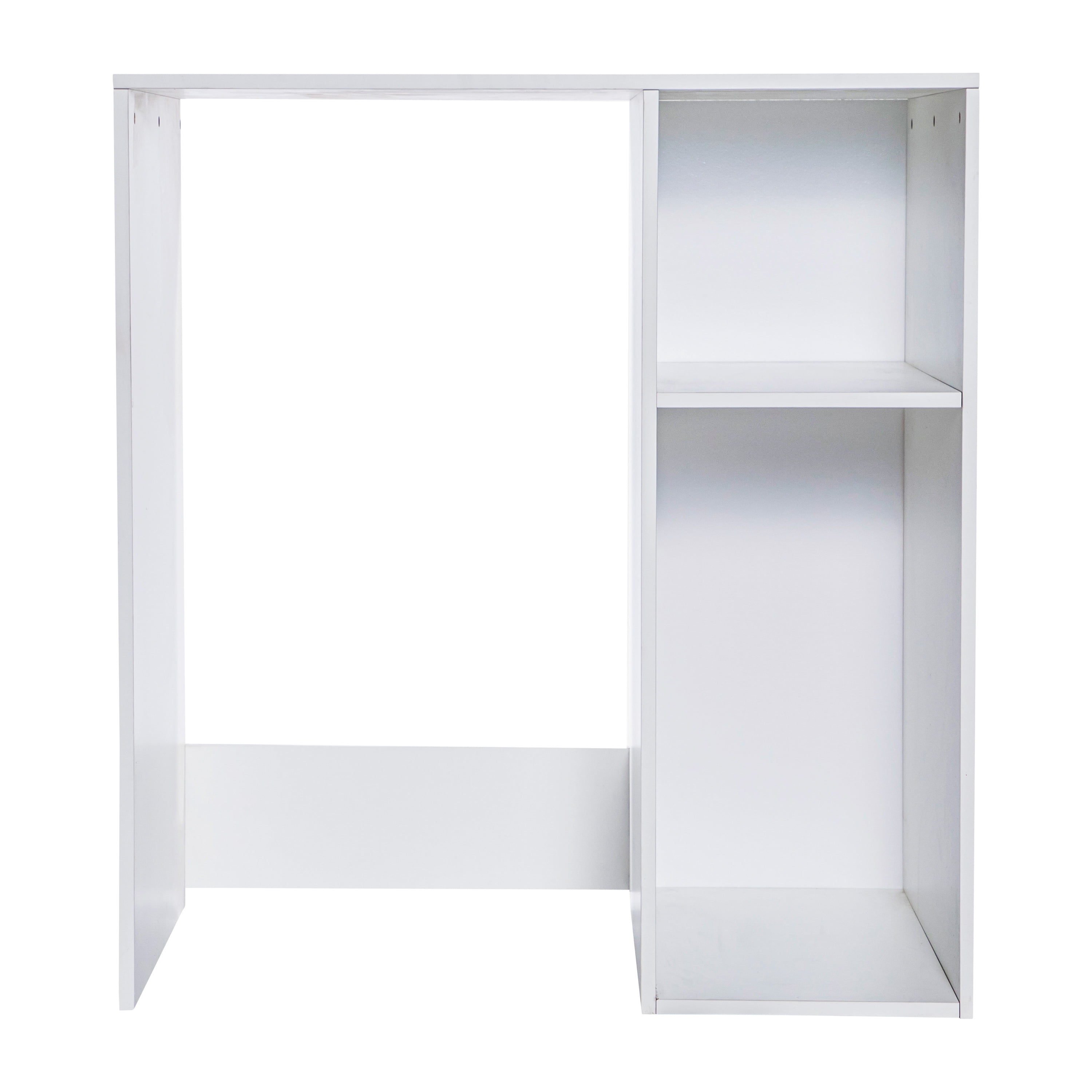 Emma + Oliver Mini Fridge Overshelf with Dual Side Cubbies in
