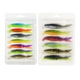 thumbnail image 1 of Greeniant Señuelos de pesca de PVC 7x con durabilidad y fijación estable, señuelos artificiales para peces de pesca en lago Pescar, 1 of 6