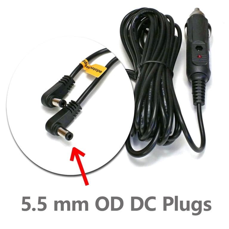 Dual Twin Dc Car Charger Power Cord Adapter for RCA Drc69707