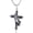 Style 15- Praying Hand Cross, variant on Lord's Prayer Bible US Flag Cross Pendant Christian Religious Necklace Chain 24"-Style 16- Jesus Cross