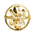 thumbnail image 1 of Qarigey Nuevo anillo de dedo con esfera astronómica, joyería para parejas, amantes, regalo, anillo de esfera armilar giratorio complejo Ropa, zapatos y accesorios Miscelánea dorado 11 #, 1 of 6