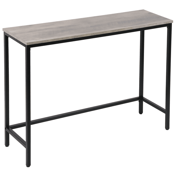 39.4" Console Table, Sofa Table,  Behind Couch Table for Living Room, Grey