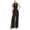 Black - a001, variant on Parker Womens Megara Jumpsuit, Black, 6