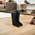 thumbnail image 4 of HEANUJJ 1Pair Plush Thermal Insulated Boot Liners Black Warm Liner Socks for Mens Winter Rain Shoes, 4 of 8