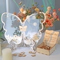 thumbnail image 5 of Wedding Guest Book Butterfly Frame with Small Butterflys Reception Decorations Acrylic White Wedding Guest Book Alternativey Family Supply-60, 5 of 8