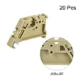 thumbnail image 3 of DIN Rail Mount Terminal Blocks End Stopper Screw Type Clamp Yellow EW/35 Pack of 20, 3 of 5