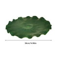 thumbnail image 3 of Miyuadkai Claerance! Simulation Lotus Leaf Placemat, Artificial Kitchen Placemat Mat Bowl Anti Props Table Decor, 3 of 7