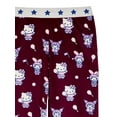 thumbnail image 3 of Wonder Nation x Hello Kitty Girls Long Sleeve Top and Sleep Pant Pajama Set, 2-Piece, Sizes 4-18, 3 of 3
