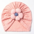 thumbnail image 4 of Baby Girls Turban Hats With Bow Caps Bonnets Headwraps For Toddlers Outdoor Kids Sun Hat with Neck Flap UPF 50+ Quick Dry Beach Hats for Boys Girls Adjustable, 4 of 4