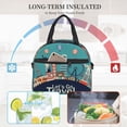 thumbnail image 4 of Easygdp Let's go Travel Caja de Almuerzo para Mujeres y Hombres, Bolsa de Almuerzo Insulada, Bolsas Reutilizables Impermeables para Viajes, Trabajo y Picnics, 4 of 7