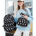 thumbnail image 3 of Win s Way 3 Pcs Backpack Set for G-i-r-l-s, Floral Printed Schoolbag with Lunch Box and Pencil Case, Lightweight Water-Resistant Bookbag for S-t-u-d-e-n-t-s, 3 of 7