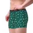 thumbnail image 5 of Salouo Christmas Snowflakes Print Men's Boxer Briefs,Breathable Underwear Elastic Waistband Briefs for Men -X-Large, 5 of 8