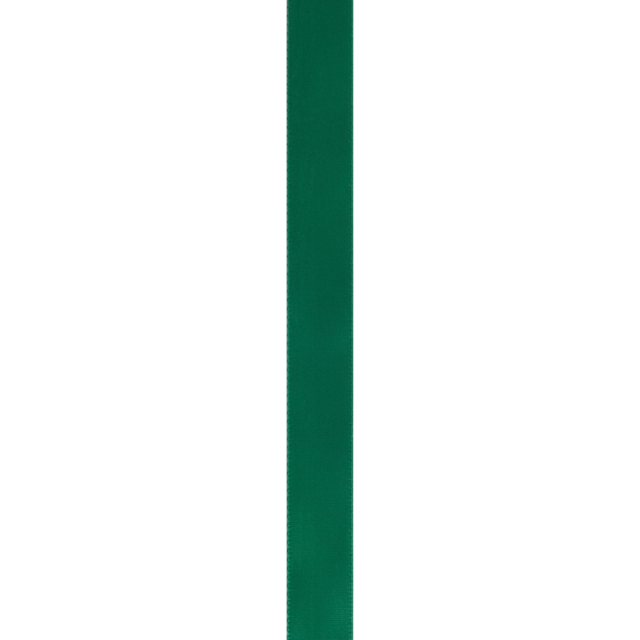 (3 pack) Offray Ribbon, Forest Green 5/8 inch Single Face Satin Polyester Ribbon, 18 feet