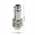 thumbnail image 2 of Decodeary 5 Pairs/set Male Female Aviation Connector Socket Metal Silver Aviation Plug Accessory GX12-2, 2 of 7