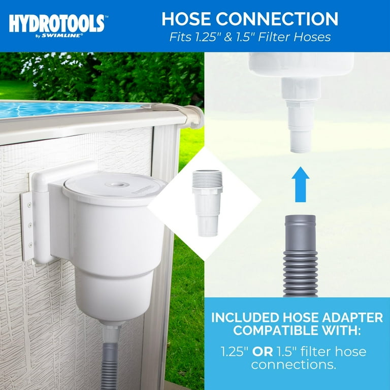 Hydro Tools 8940 Above Ground Pool Complete Standard ABS Thru-Wall