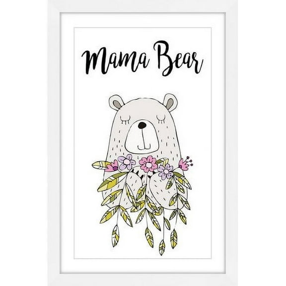 "Mama Bear" Framed Painting Print