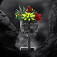 thumbnail image 5 of Skull Roses Bouquet Building Blocks Set 592PCS Gothic Skull Planter with Floral Arrangement Dark Aesthetic Display Decor Collectible DIY Construction Kit, 5 of 7