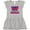 AC-Heather Grey, variant on Inktastic Look out Kindergarten Here I Come Girls Toddler Dress