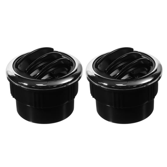 MLINS  2 Pcs Round Air Vent for Car Rv Louver Hose Heater Cars Black