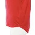 thumbnail image 4 of A2Y Women's Rayon Round Neck Jersey Knit Shirt Top Coral Silk M, 4 of 5