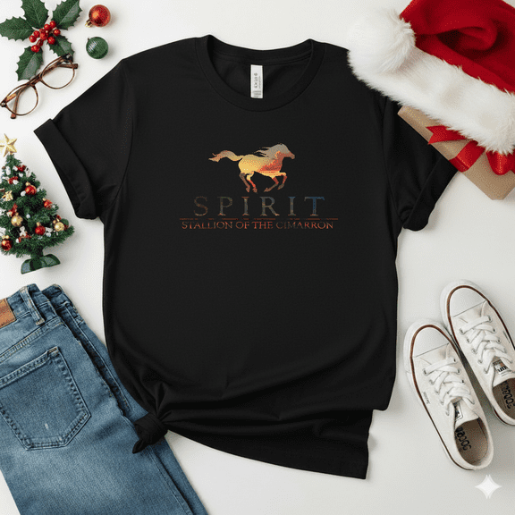 Spirit Stallion of The Cimarron Equestrian Dream Unisex T-Shirt V12851, S-5XL