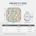 thumbnail image 4 of Yiaed Wild Sea Life Print Car Front Windshield Sun Shade,Foldable Anti-UV Car Sunshade for Front Window for Most Vehicles-Small, 4 of 5