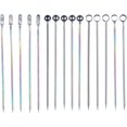 thumbnail image 1 of Ensemble de Choix de Martini en Acier Inoxydable (Lot de 15 - Arc-en-Ciel), 1 of 2