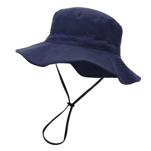 SikaFu Four Seasons Acrylic Solid Bucket Hat Fisherman Hat Outdoor Travel Sun Cap For Child Boy and Girl 72