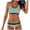 Green, variant on Cathalem Two Piece Sets for Women Two Piece Swimsuits High Waisted Scoop Neck Spaghetti Adjustable Straps Textured (Green,XL)