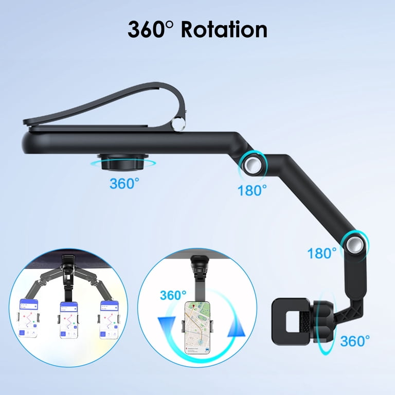 EEEkit Rearview Mirror Car Phone Holder, 360° photo 4