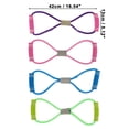 thumbnail image 6 of Unique Bargains 8-Shaped Resistance Band, Figure 8 Exercise Bands, 8 Word Elastic, Expander Elastic Muscle Training for Women Men for Yoga Gym Purple, 6 of 7