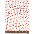 thumbnail image 3 of Lot de 900 Pailles à Boire en Papier Biodégradables à Pois Rouges 4 Épaisseurs (Compostables, Non Toxiques, Sans BPA), 3 of 3
