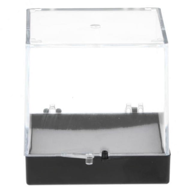 lionlar 4-10pack 6.5x6.5x7cm Transparent Dustproof Display Case for Rock & Mineral 4 Pcs