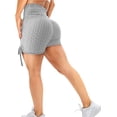 thumbnail image 1 of Pantalones Cortos de Yoga TUNC de Talle Alto Control de Barriga Tie Dye Hot Pants Gris XL, 1 of 5