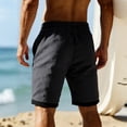 thumbnail image 5 of EOYWHK Golf Shorts with Pockets Elastic Waist Drawstring Mens Golf Shorts Soft Lightweight Breathable Casual Activewear for Men Gray, Size L, 5 of 8