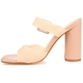 thumbnail image 2 of Journee Womens Luca Open Square Toe Block Heel Sandals, 2 of 8