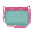 thumbnail image 2 of Mesh Beach Bag Sand Toy Bag Beach Toys Storage Bag Mesh Beach Bag Kid Mesh Storage Bags Mesh Bag for Beach Kids Beach Tote (Green), 2 of 6