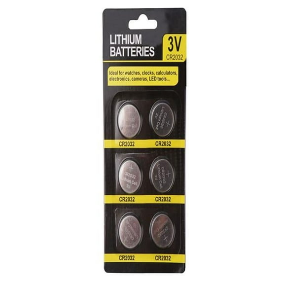 Button Battery - Pack of 6