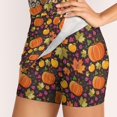 thumbnail image 3 of Fall Pumpkin Pattern Women's skirt Aesthetic skirts New Fashion Short Skirts Fall Autumn Pumpkins Leaves Fruit Harvest, 3 of 6