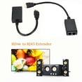 thumbnail image 4 of TAPDRA 1080P HD Extender 30 Meters Balun Cat5e/6 98ft Sender Receiver No External Power Required Simple Setup, 4 of 6