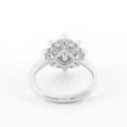 thumbnail image 3 of solitaire jewels 2CT Princess Moissanite Art Deco Engagement Ring For Women, 14K White Gold, 3 of 5
