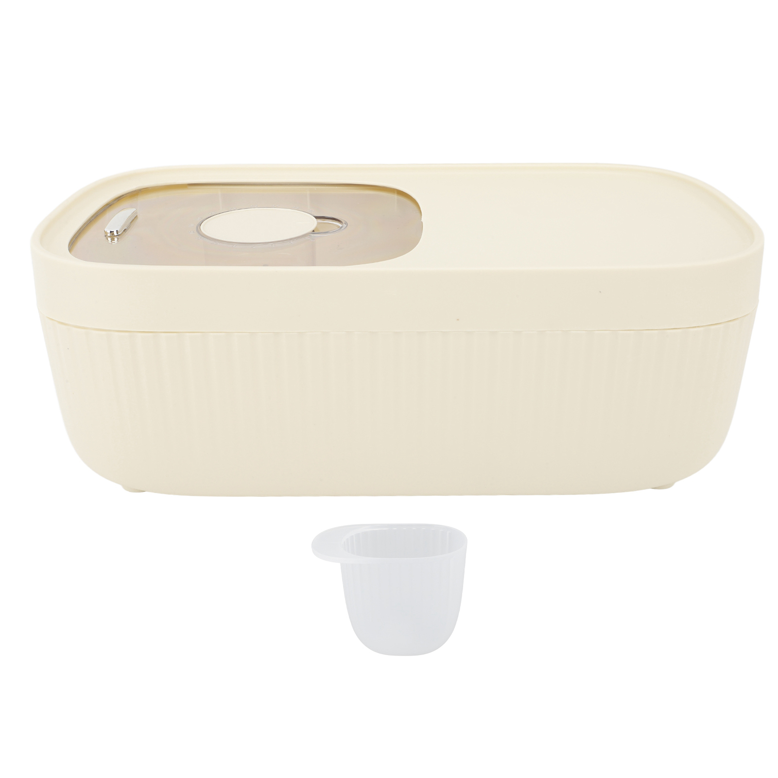 Distributeur De Riz Automatique NIZEAMI - Capacité 10 Kg, Transparent, Avec Tasse à Mesurer