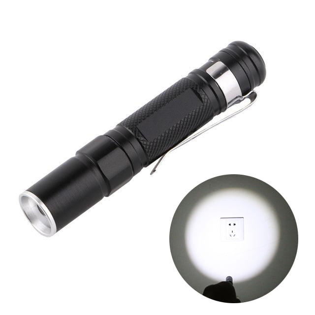 Waterproof 2000LM  Pocket LED Flashlight Zoomable LED Torch Mini Penlight 
