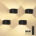 thumbnail image 1 of Lámparas de pared con sensor de movimiento FULEN, 4 unidades, control remoto, 5000 mAh, 1 of 9