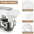 thumbnail image 4 of 2Pcs Silicone Flour Funnel for Artisan KSM150 and 4.5–5 Qt Tilt Head Stand Mixer Powder Funnel Dishwasher Safe for Kitchen Baking, 4 of 9